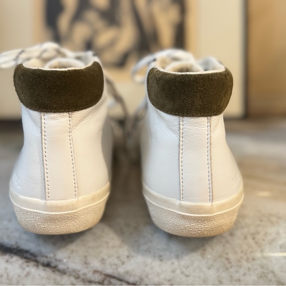 Madewell sidewalk high top sneakers colorblock leather. Women’s size 7.5 - Picture 6 of 13